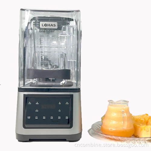 High Speed Heavy Duty Commercial Blender with Sound Cover